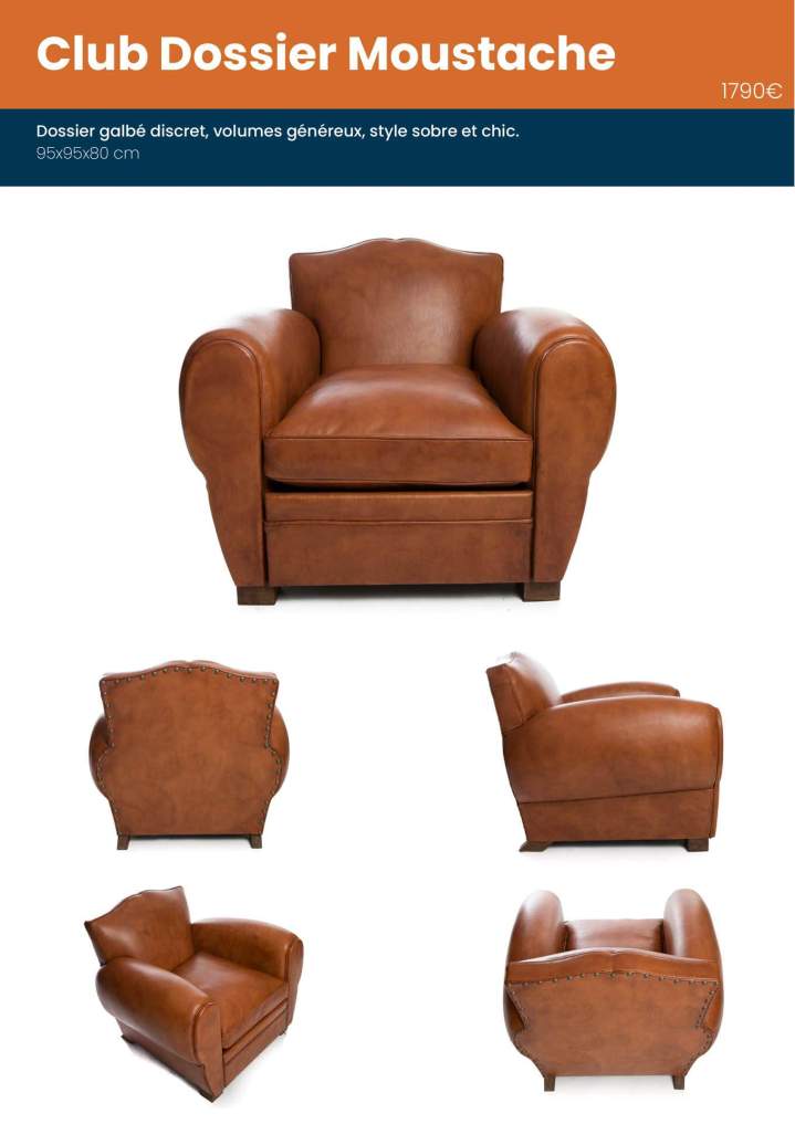 Fauteuils clubs neufs Fontenay-le-Comte.