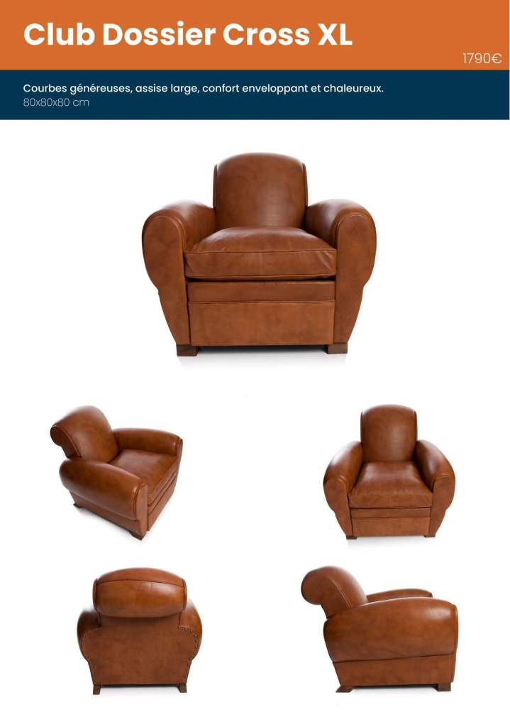 Fauteuils clubs neufs Fontenay-le-Comte.